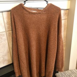 Beautiful fall cut-out sweater